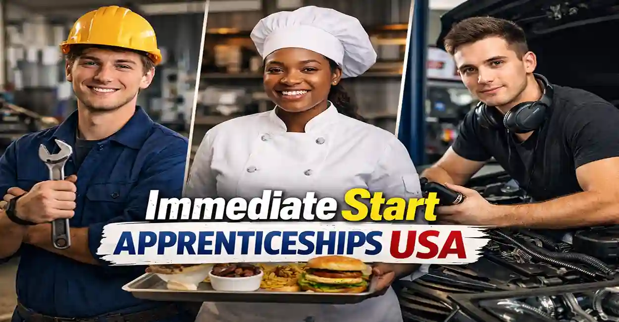 A person shaking hands with an employer, representing immediate start apprenticeship opportunities in the USA