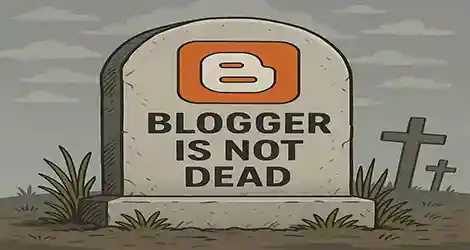 Blogger platform monetization and SEO limitations illustration