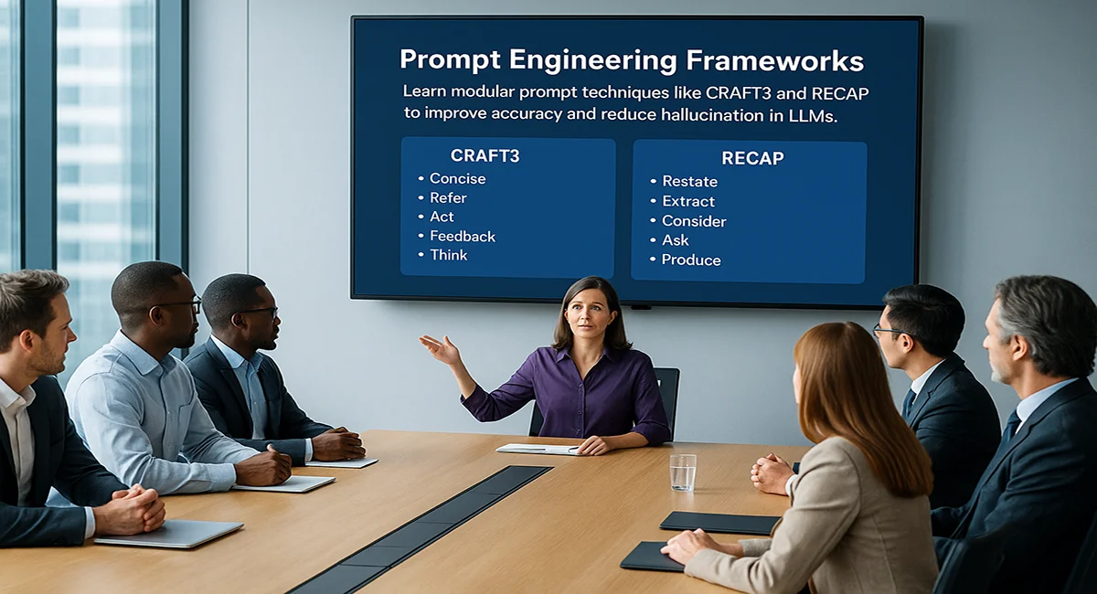 Prompt Engineering Frameworks: CRAFT, TREE, and RECAP